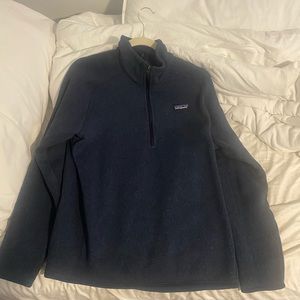 Navy Patagonia Quarter Zip